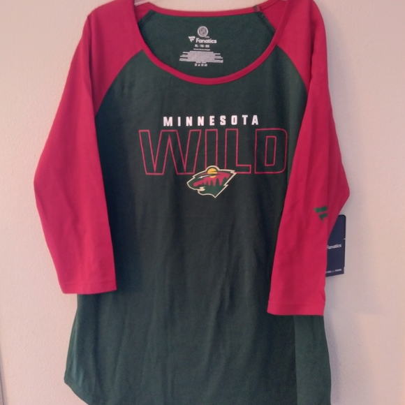 Minnesota wild shirt for women Size XL color green and red - Picture 5 of 14